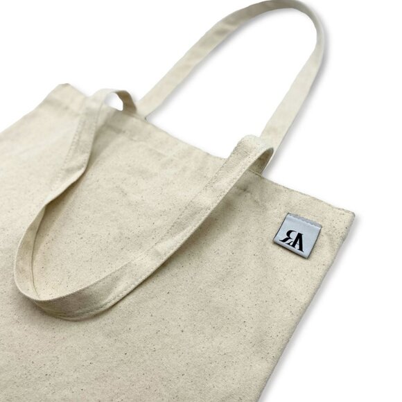 Embroidered Evil Eye / Nazar Tote Bag - Beige - Picture 4 of 5